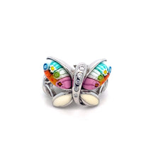 Load image into Gallery viewer, Murano Glass Silver Ring
