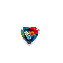 Load image into Gallery viewer, Murano Glass Silver Ring
