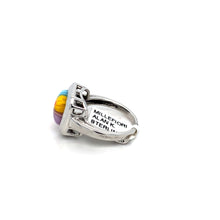 Load image into Gallery viewer, Murano Glass Silver Ring
