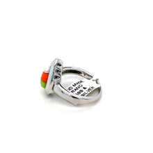 Load image into Gallery viewer, Murano Glass Silver Ring
