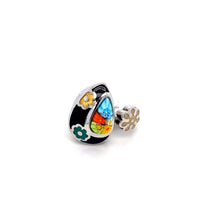 Load image into Gallery viewer, Murano Glass Silver Ring

