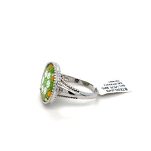 Load image into Gallery viewer, Murano Glass Silver Ring
