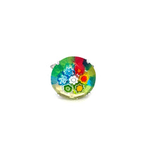 Load image into Gallery viewer, Murano Glass Silver Ring
