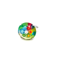 Load image into Gallery viewer, Murano Glass Silver Ring
