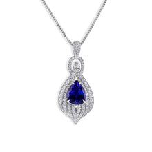 Load image into Gallery viewer, Exquisite 6.00ct Pear Shape Tanzanite Necklace
