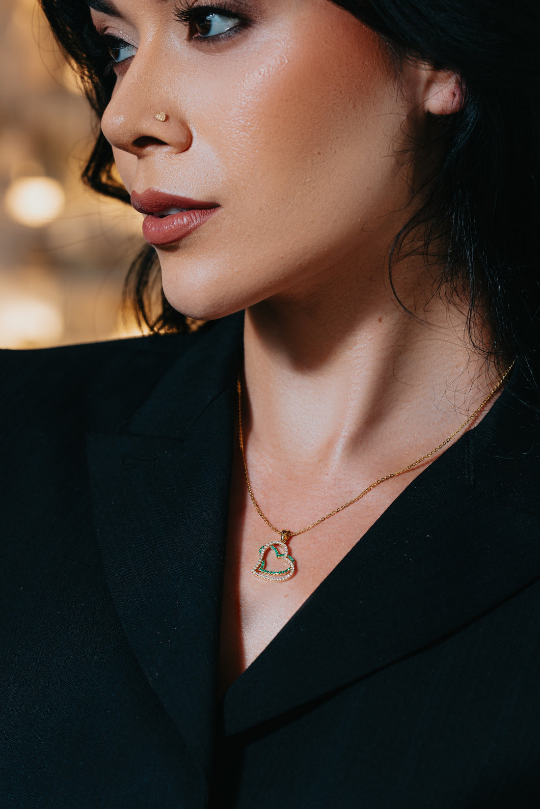 Double Heart Necklace