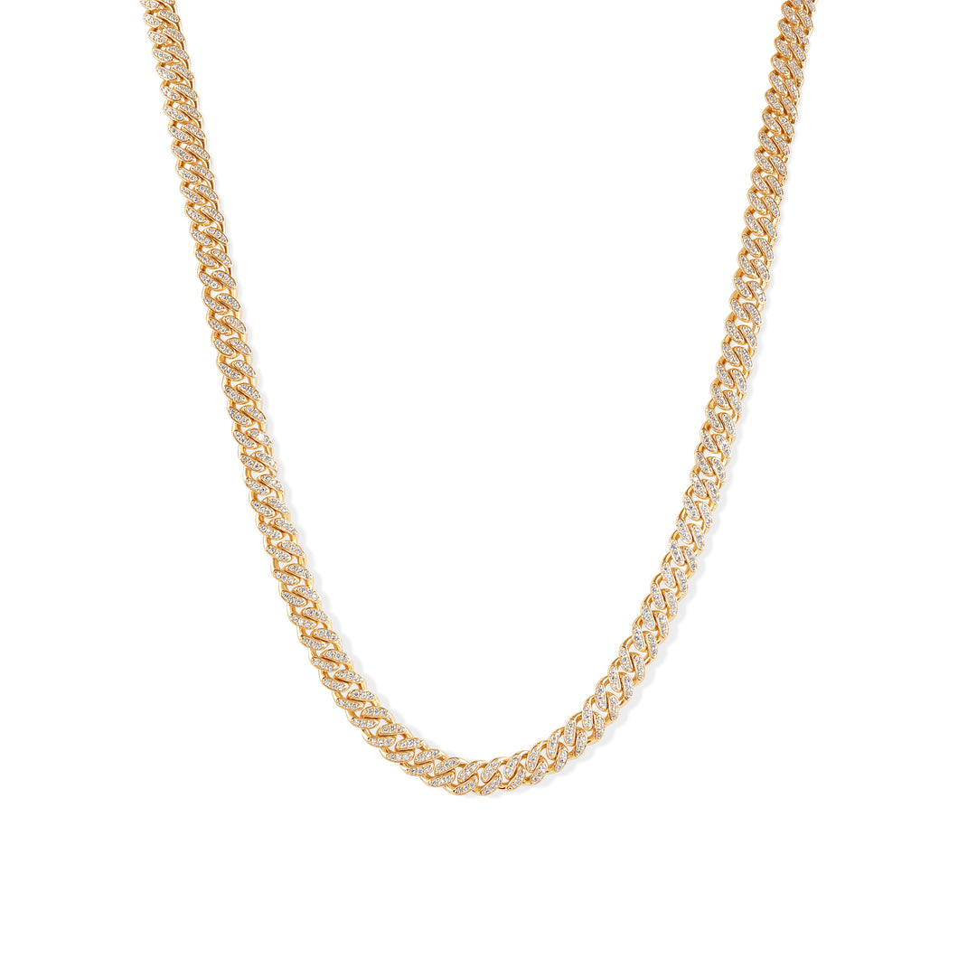 Diamond Incrusted Miami Cuban Chain