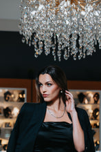 Load image into Gallery viewer, Yellow Diamonds Dangle Earrings.
