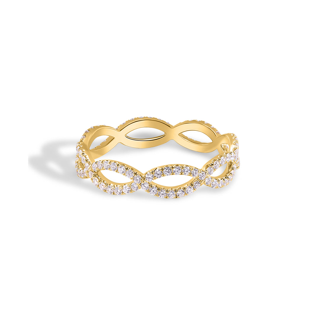 Diamond Infinity Bands.