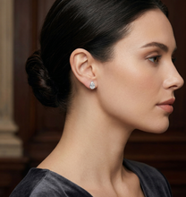 Load image into Gallery viewer, 2 Carat Pear-Shaped Lab Grown Diamond Earring set in 14K White Gold
