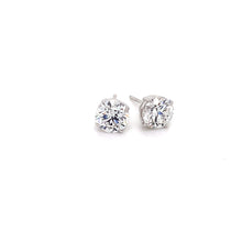 Load image into Gallery viewer, Lab Grown Diamond Studs set in 14K White Gold
