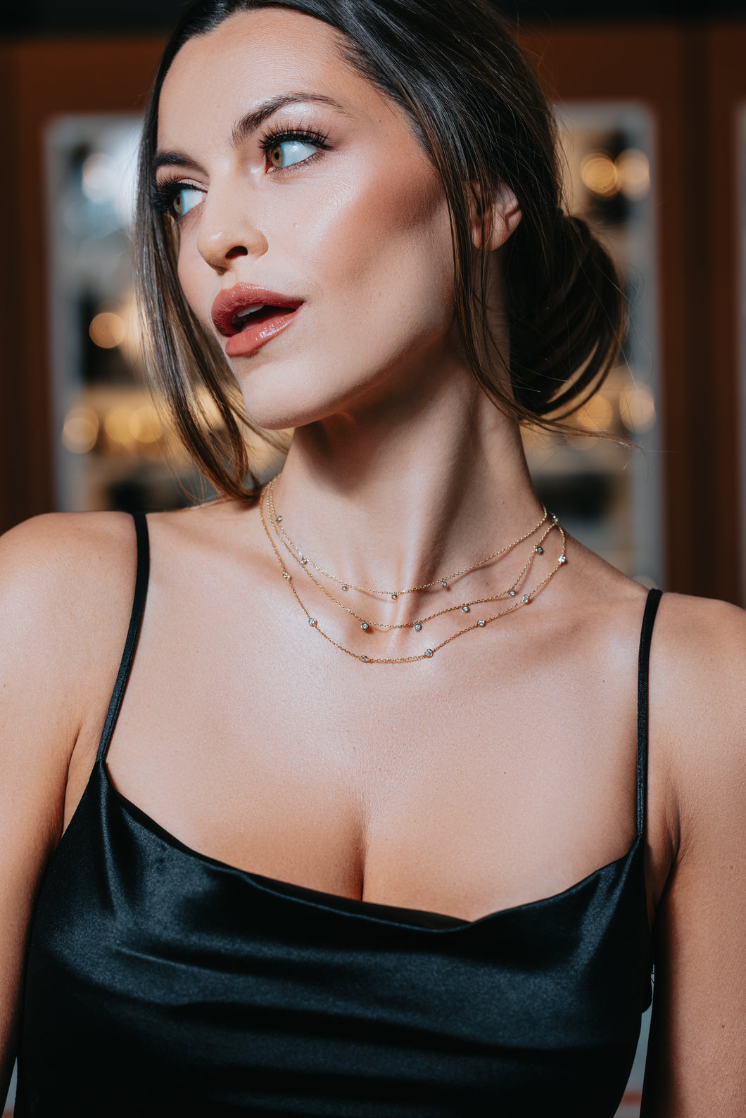 Diamond By The Yard Necklaces.
