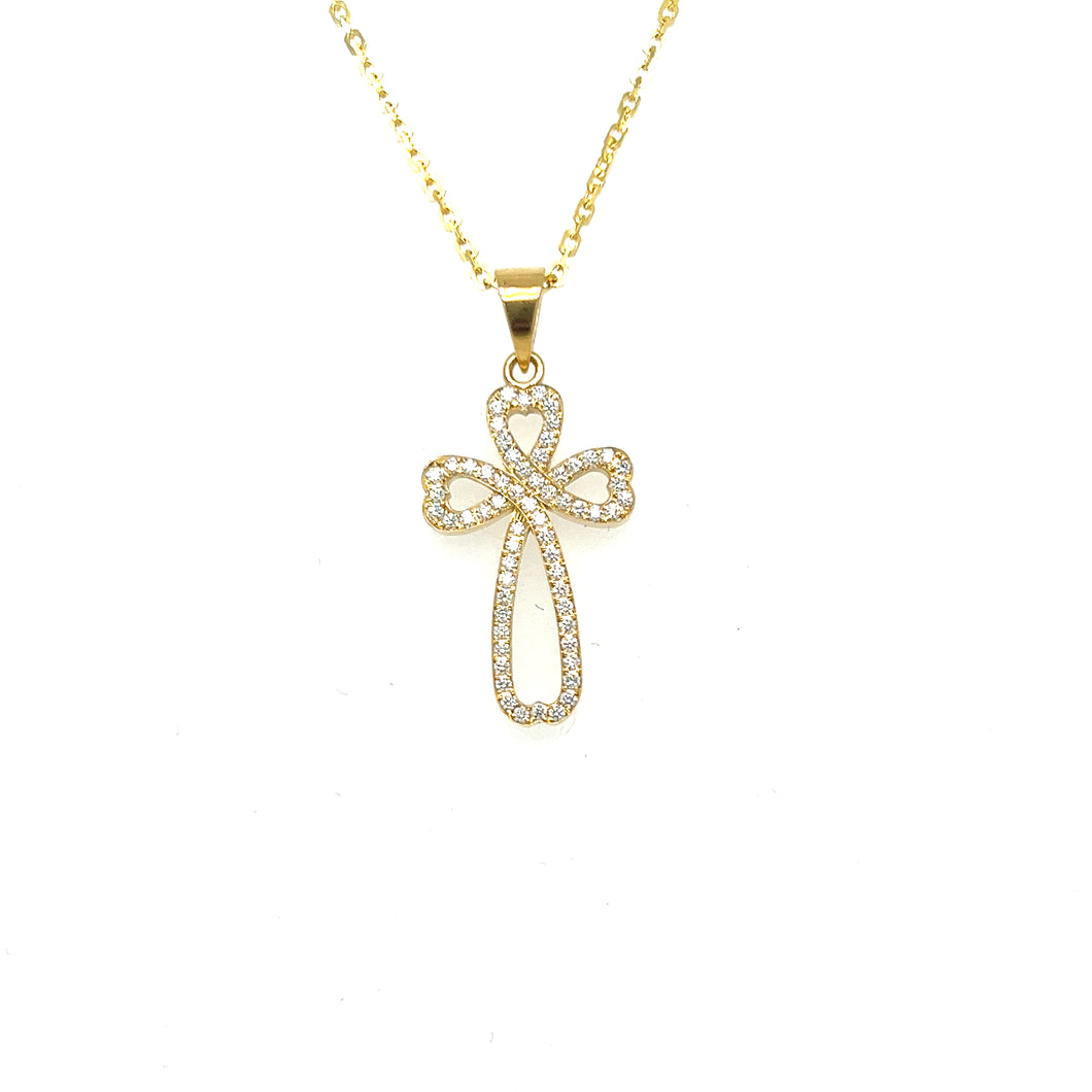 Infinity Cross Pendant