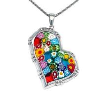 Load image into Gallery viewer, Murano Glass &amp; Alan K. Heart Pendant
