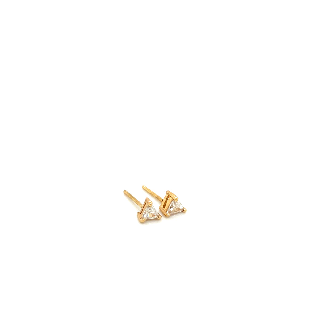 Trillion Diamond Studs