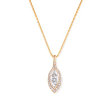 Load image into Gallery viewer, Bezel Set Marquise Diamond Pendant
