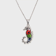 Load and play video in Gallery viewer, Murano Glass Sea Horse Pendant
