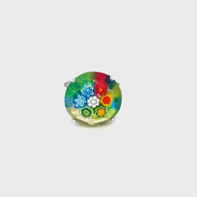 Load and play video in Gallery viewer, Murano Glass Silver Ring
