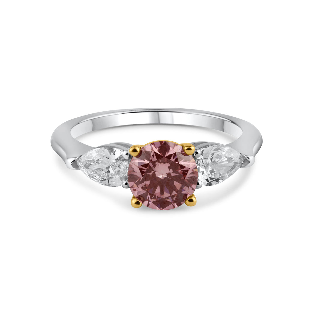 Pink Diamond Ring