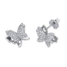Load image into Gallery viewer, Butterfly Diamond Necklace &amp; Earrings Set
