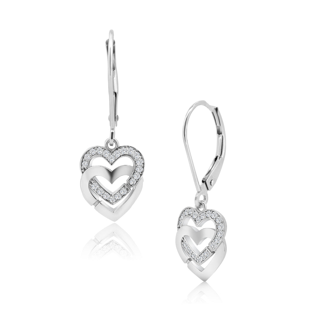 Double Heart Diamond Set