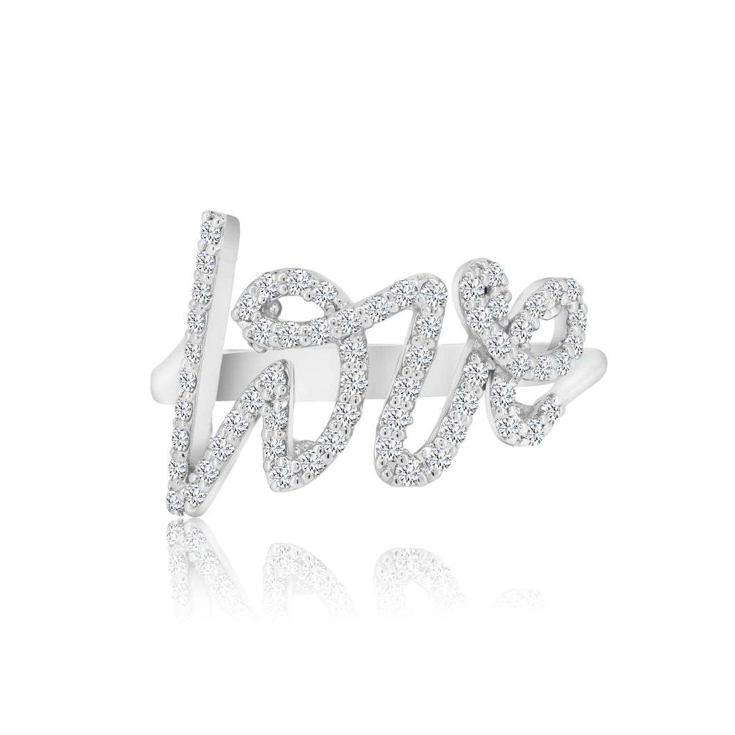 Diamond Love Ring