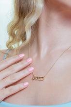 Load image into Gallery viewer, Bezel Diamond Sliding Necklace
