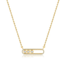 Load image into Gallery viewer, Bezel Diamond Sliding Necklace
