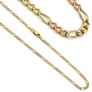 Figaro Tri-Color Chain