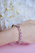 Load image into Gallery viewer, Pink Sapphire &amp; Diamond Bracelet
