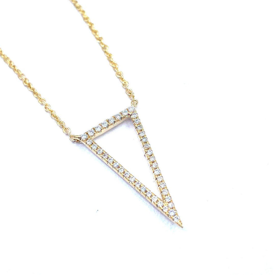 Triangle Diamond Necklace