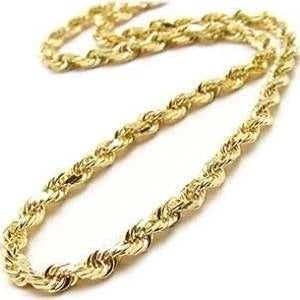 4mm Gold Rope Chain