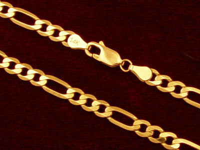 Yellow Gold Figaro Chain