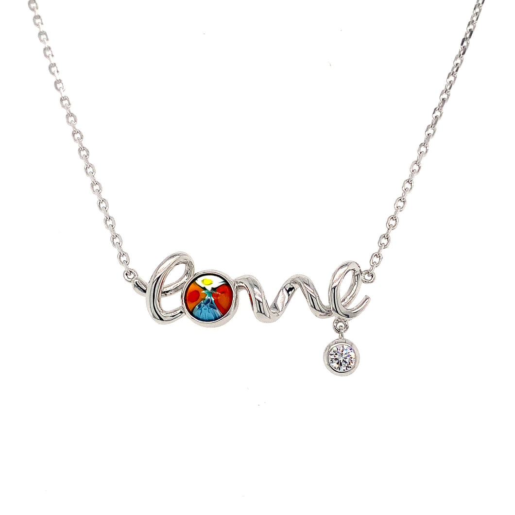 Murano Glass Love Necklace