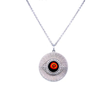 Load image into Gallery viewer, Murano Glass Against Evil Eye Pendant
