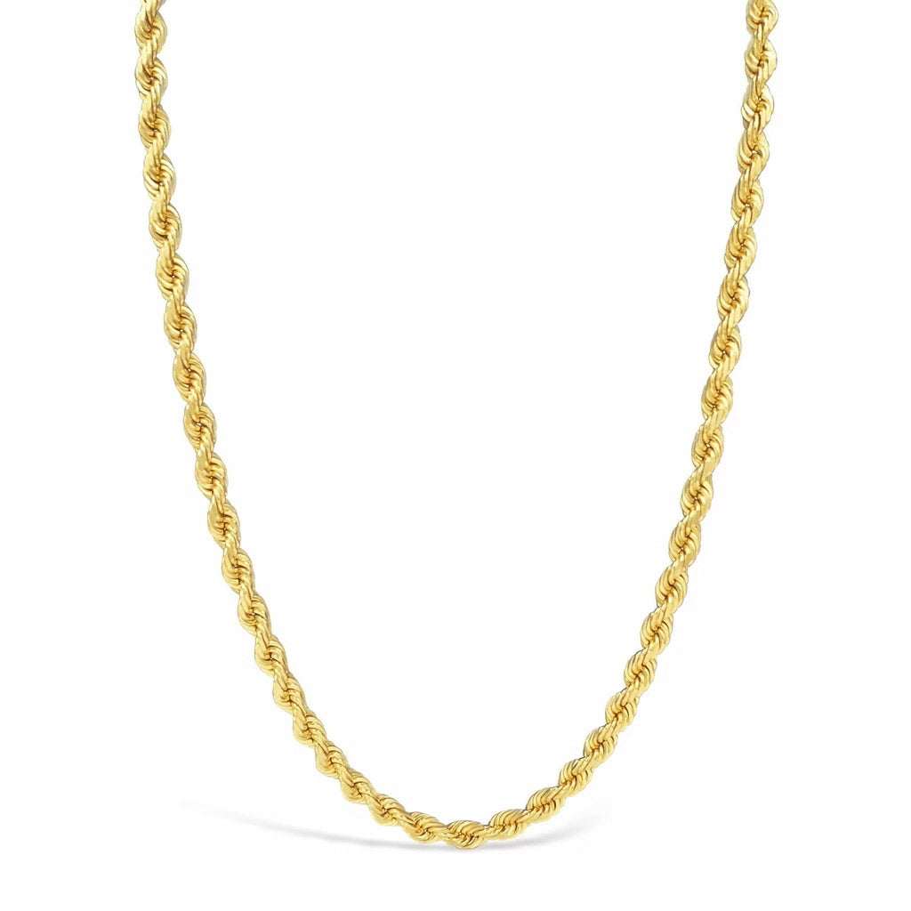 Yellow Gold Rope Chain