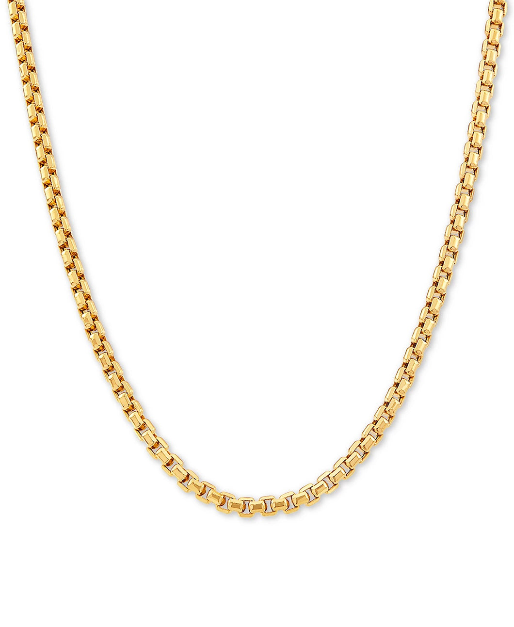 18k Gold Box Chain